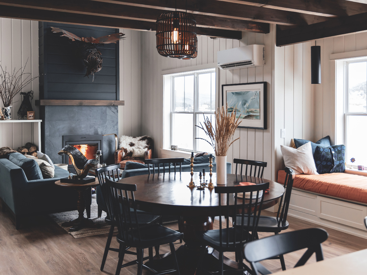 First Flight - Open concept with views overlooking the town of Trinity