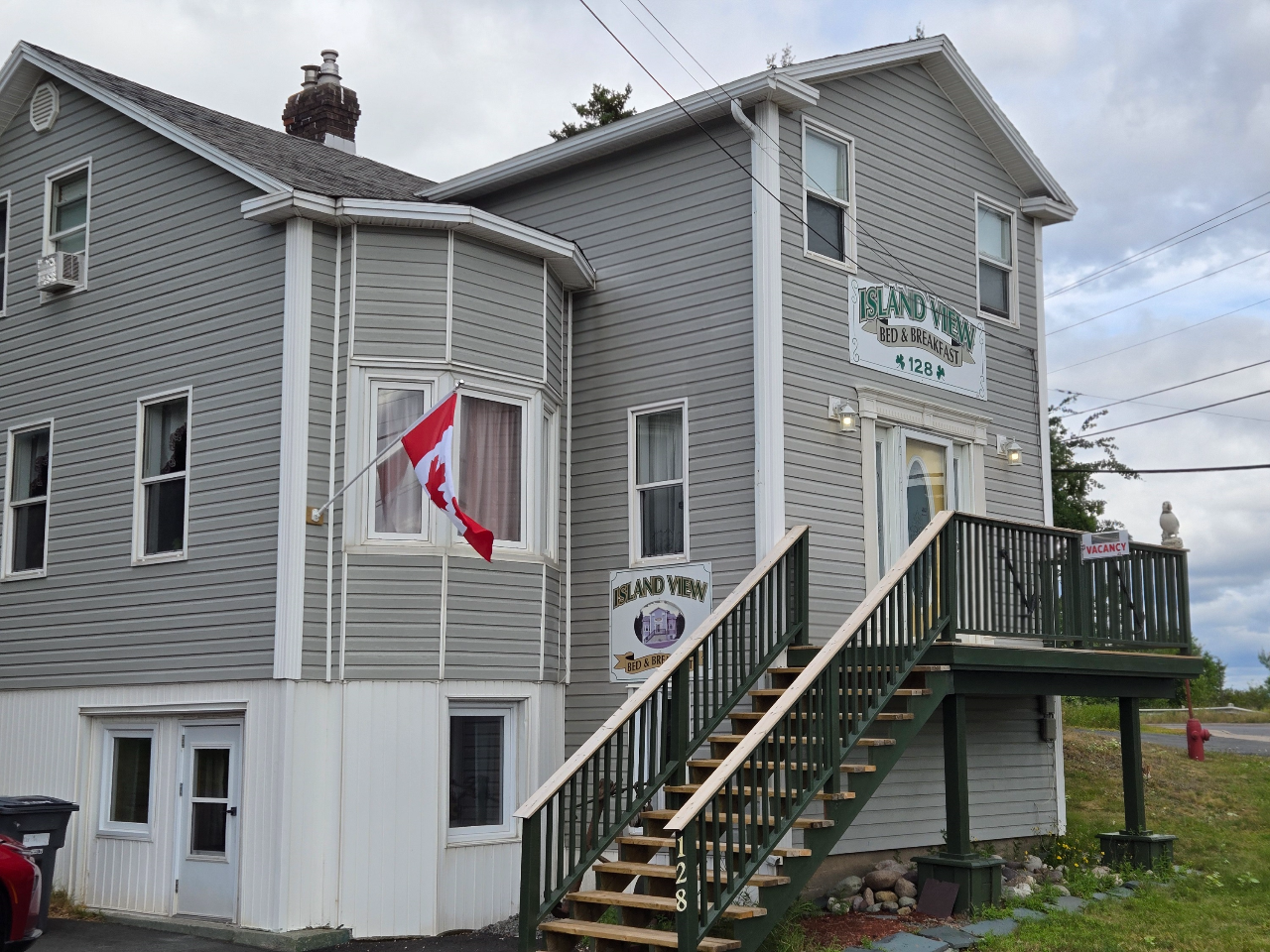 Island View Hospitality Home faces Random Island across Random Sound