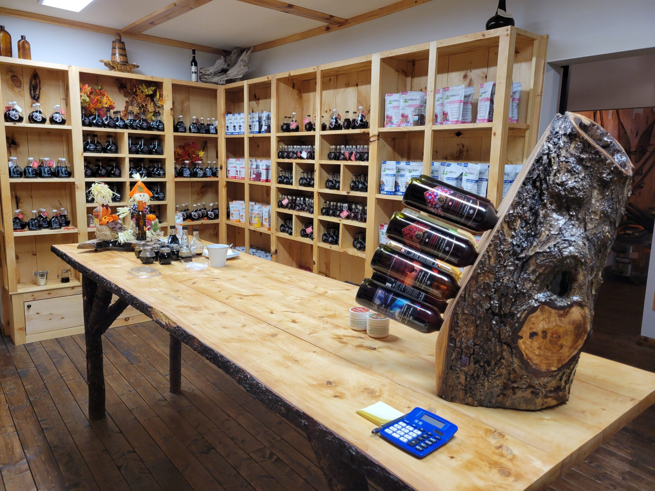Drop down to our Tasting room when you get settled (request during check-in)