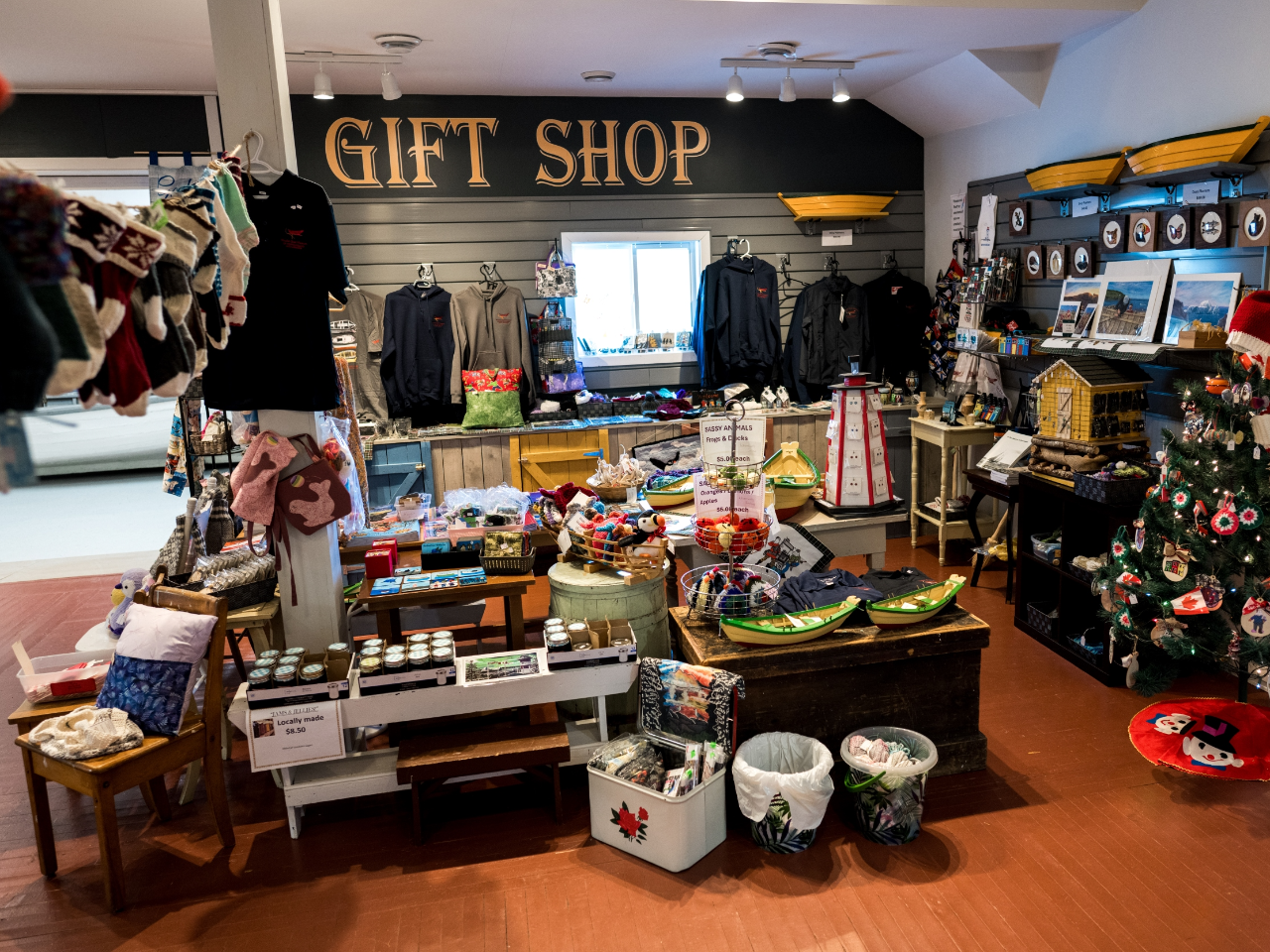 Museum Gift Shop-Local Crafted Items 