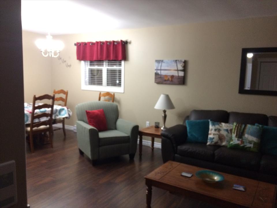 Dinette and sitting area 